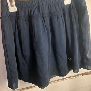 Hollister Navy Blue Women's Skirt
